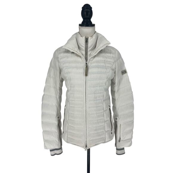 Bogner White Kelly-D Quilted Ski Jacket with Quilted Design - Picture 2 of 16